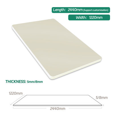 8 Mm Interior Decoration Bamboo Wood Fiber Wall Panel Fireproof Skin Feeling Wood Veneer