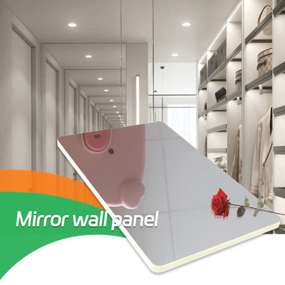 Environmentally Friendly Light Luxury Mirror Bamboo Fiber Wood Veneer