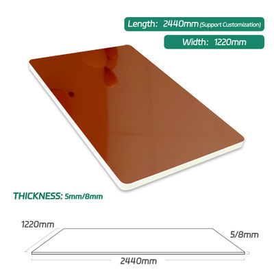 Environmentally Friendly Light Luxury Mirror Bamboo Fiber Wood Veneer