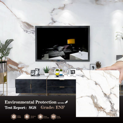 Marble Bamboo Charcoal Wood Veneer Panels Interior Decorative Marble Wall Panels