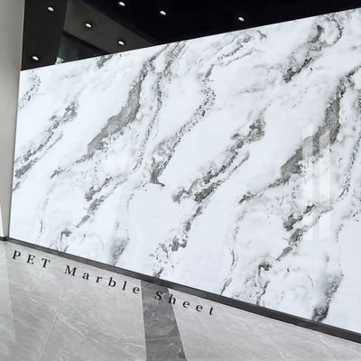 1220*2440mm Marble Wall Paneling Waterproof Marble Bamboo Charcoal Wood Veneer