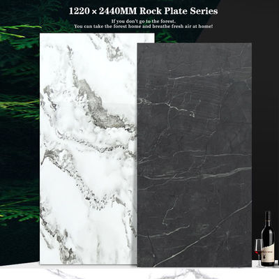 TV Background Marble Wall Panels Bamboo Charcoal Co-Extruded Wood Veneer