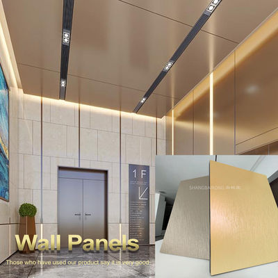 High Density Minimalist Style Bamboo Wood Fiber Veneer PET Marble Wall Panel