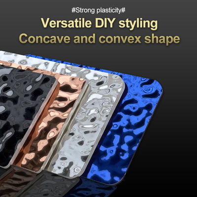 Modern Light Luxury Style 3D Charcoal Board Water Ripple Bamboo Charcoal Wood Veneer