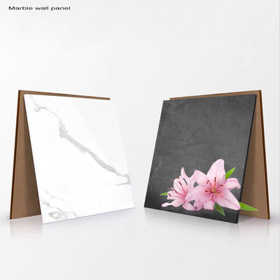 PET Marble Texture Decorative Wall Board Bamboo Charcoal Wood Veneer PVC Wall Panel
