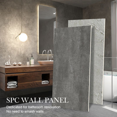 B1 Fireproof Stone Plastic Composite SPC Wall Panel For Bathroom