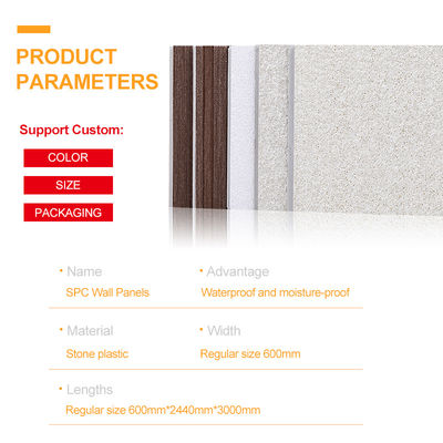 SPC Wall Panel Marble Sheet Stone Plastic Board Pressed Rock Board Bathroom Shower Waterproof Board Interior Decorative Panels