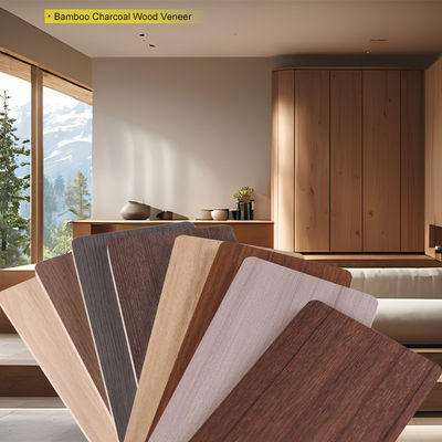 PVC Wood Grain Wall Board 8 Mm Bamboo Wood Fiber Wood Veneer Decoration Wall Panel