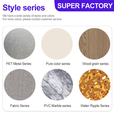 Bamboo Charcoal Wood Veneer Easy Installing Decorative Wall Panels High Quality Marble Sheet