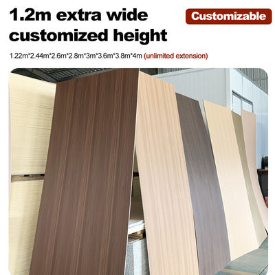 Bamboo Charcoal Wood Veneer Wood Grain Wall Panel For Home And Hotel Decoration