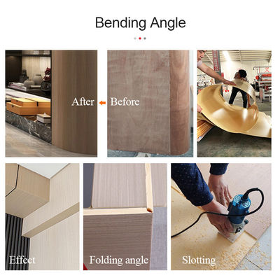 Marble Wall Panel Bamboo Wood Fiber Background Wall Fireproof Board