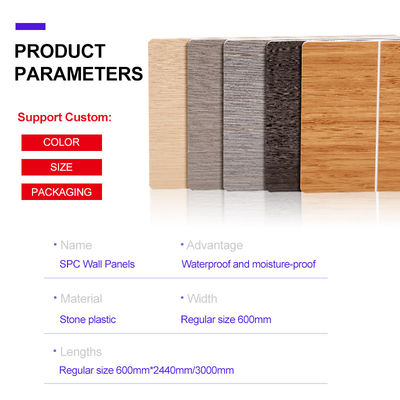 SPC Wall Panel Hot Selling PVC Stone Plastic Cement Board Indoor Shower Room Decoration