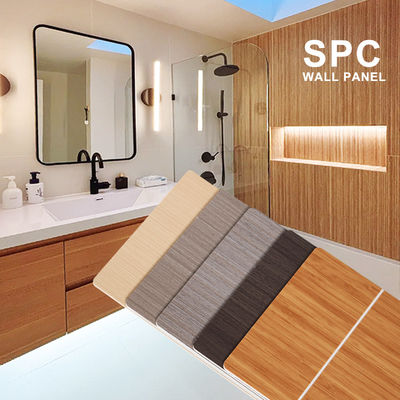 SPC Wall Panel Hot Selling PVC Stone Plastic Cement Board Indoor Shower Room Decoration