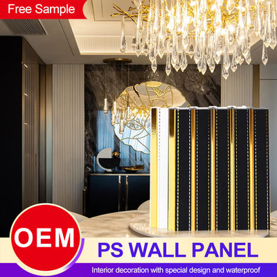 Anti-Corrosion PS Wall Panel Waterproof Easy To Install For Indoor Decoration