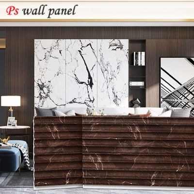 PS Wall Panels Polystyrene Material 3D WPC Wall Panel Luxury Design