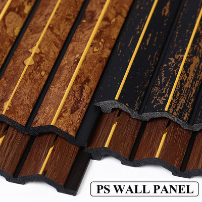 WPC Interior Decorative PS Wall Panel Water Proof Wall Cladding Indoor Easy Install