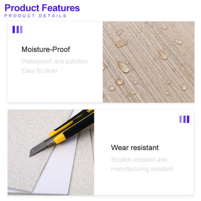 SPC Wall Panels Waterproof Stain Resistant  For Bathroom And Showeroom