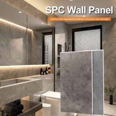 SPC Wall Panel Hotel Bathroom Seamless Marble Sheet Integrated Wall Panel For Indoor Decoration
