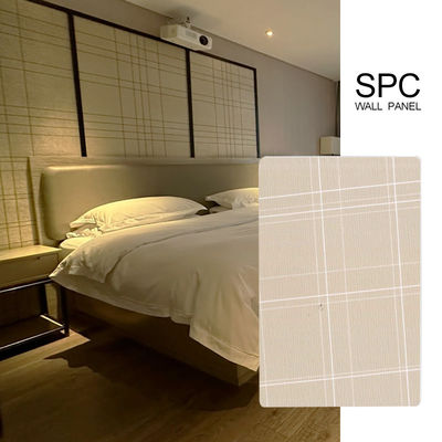 SPC Wall Panel New Design Wholesale 600*2440*4mm Waterproof And Stain Resistant Wood-Plastic Composite Eco-Friendly Home Decor Tile For Hotel Apartment Shopping Mall Office Building
