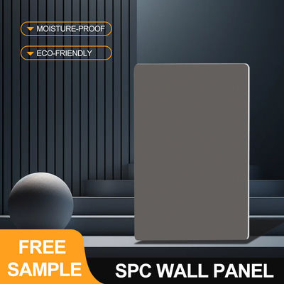 SPC Wall Panel 600*2440*4mm Waterproof Wood-Plastic Composite Eco-Friendly Matte Marble Veneer Stylish And High-End Interior Decorative Wall Panels For Hotel Bathroom