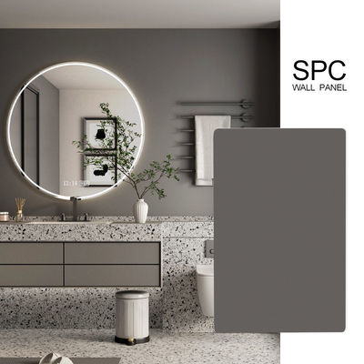 SPC Wall Panel 600*2440*4mm Waterproof Wood-Plastic Composite Eco-Friendly Matte Marble Veneer Stylish And High-End Interior Decorative Wall Panels For Hotel Bathroom