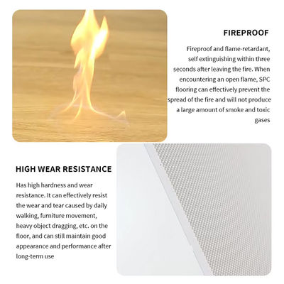 SPC Wall Panel 600*2440*4mm Waterproof Stone Plastic Eco-Friendly Wood Grain Seamless Locking  Interior Decoration Board