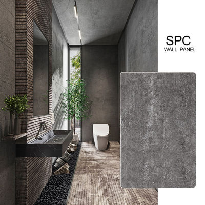 SPC Wall Panel New Innovation 600*2440*4mm Waterproof Stone Plastic Eco-Friendl Wood Grain Seamless Locking Interior Decoration Board For Bathroom