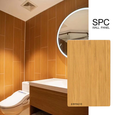 SPC Wall Panel Sample Free 600*2440*4mm Waterproof And Scratch Resistant Stone Plastic Eco-Friendly PVC Plastic Stone Rock Board Design For Bathroom And Shower