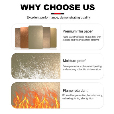 Bamboo Charcoal Wall Board 1220*2440*5/8mm Flame Retardant Bamboo Charcoal Wood Eco-Friendly Bamboo Charcoal Wood Metal Wall Panel For Hotel Renovation And Home Board