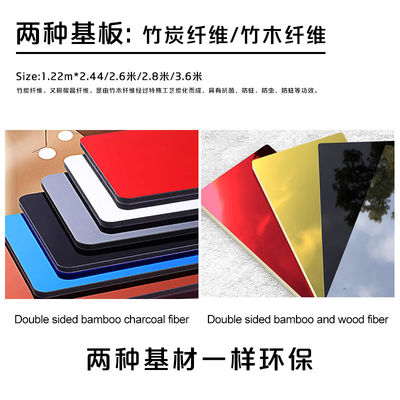 Water Ripple Panel Hot Selling 1220*2440*5/8mm Flame Retardant Bamboo Charcoal Wood Eco-Friendly PET Water Ripple Panel 3D Wall Wood Veneer Panel For TV Background Wall