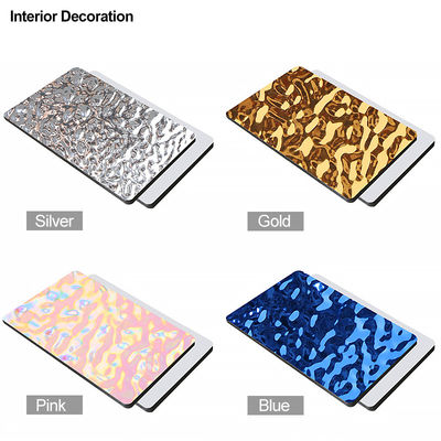 Water Ripple Panel 1220*2440*5/8mm Flame Retardant Bamboo Charcoal Wood Eco-Friendly 3D Water Ripple Bamboo Charcoal Wood Veneer For TV Background Wall