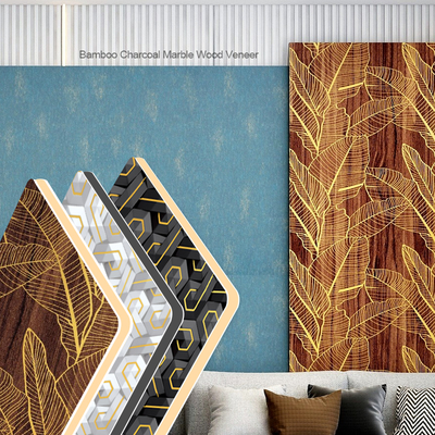 Hot Sale Bamboo Charcoal Marble Wall Panel High Gloss Waterproof And Flame Retardant Board TV Background Wall Villa Specific