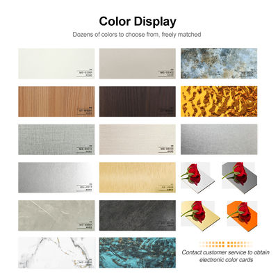 Recommended Bamboo Charcoal Wood Veneer Panel Waterproof PET Gold Wall Panel PVC Wall Panel For Exhibition Halls