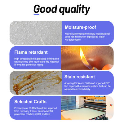 Hot Sale Waterproof Moistureproof Bathroom Wall Panels For Hotel Project For Shower Room And Toilet
