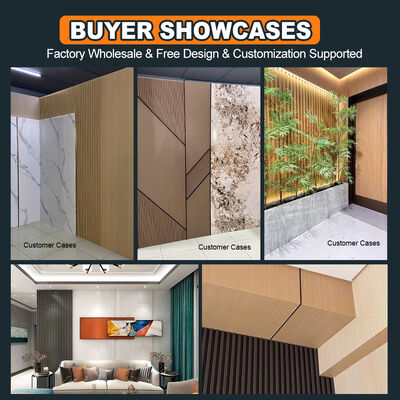 Interior Decorative Wall Board Seamless Carbon Crystal Bamboo Wood Wall Panel Waterproof Wall Boards