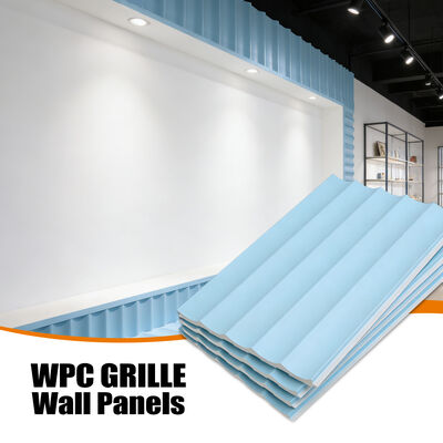 Hot Sale Customized Wpc Interior Wall Panel Waterproof Fluted Wall Panel For Indoor Decoration