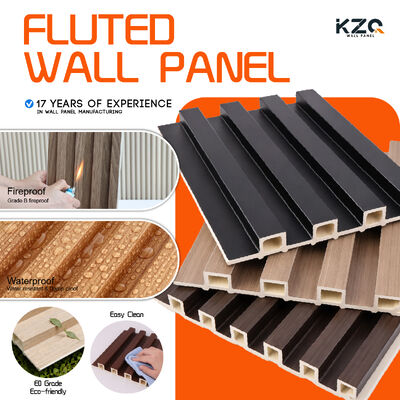Moisture-Proof and Fireproof WPC Wall Panel eco-friendly For Indoor Decoration Board