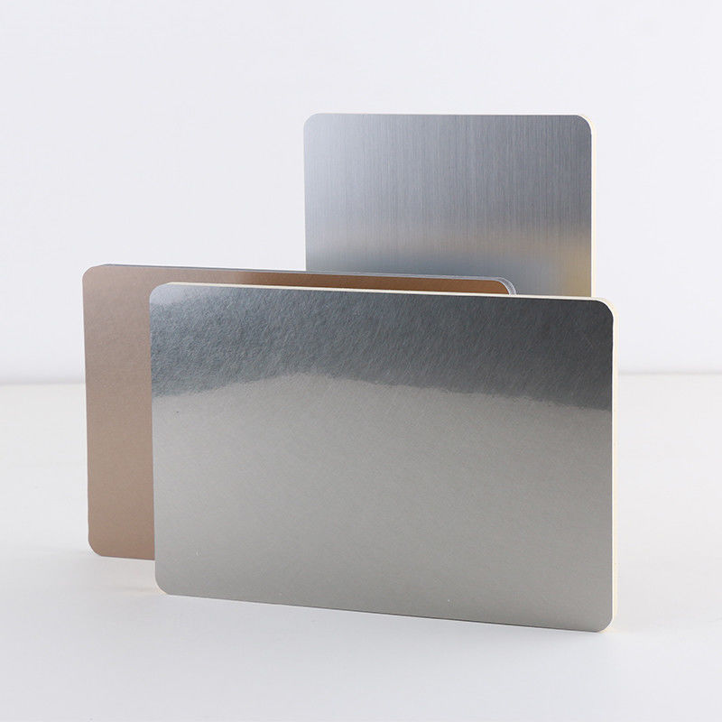 Interior Decoration Waterproof Metal Bamboo Charcoal Fibre Board Customizable