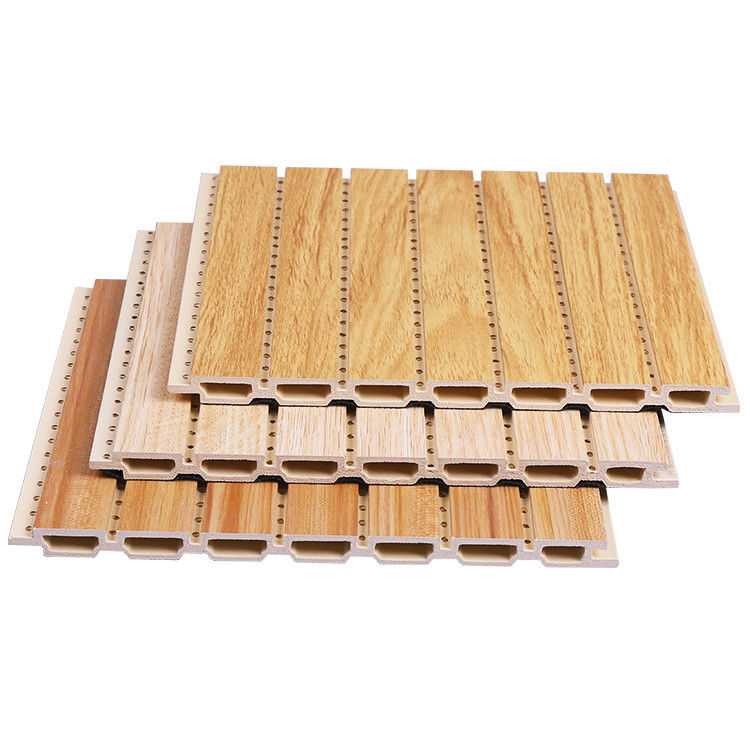 Wood Plastic Composite WPC Sound Proofing Panels Bendable