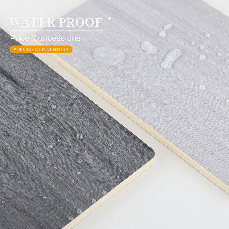 Wood Grain Wall Panels Bamboo Charcoal Wood Veneer 5mm 8mm