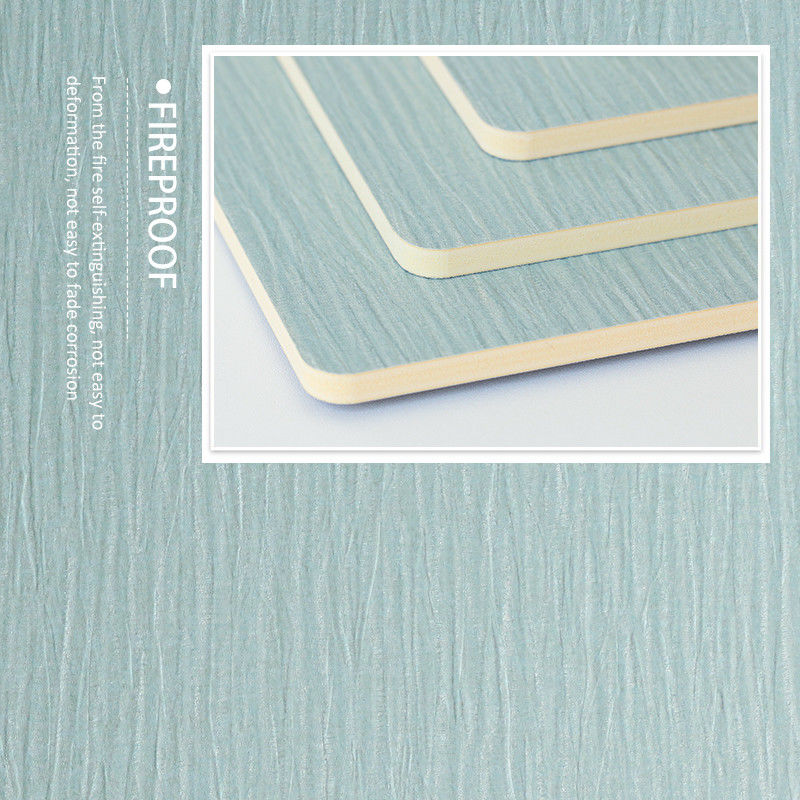 Odorless Wood Grain Bamboo Charcoal Wood Veneer Wall Panels Eco Consciousness