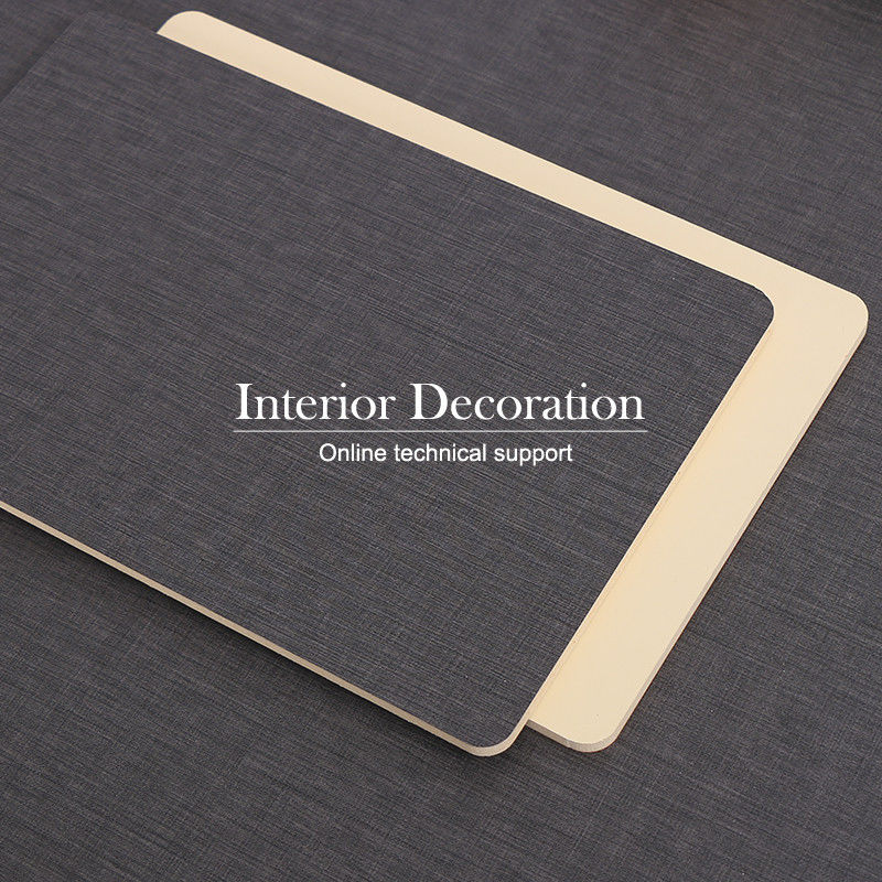 Soundproof Acoustic Fabric Bamboo Fiber Wall Panel ECO Friendly