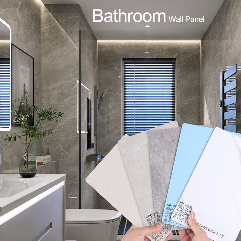 Modern Plastic Insulated Interior Bathroom Wall Paneling Covering Panels Wpc Spc Pvc Wallboard