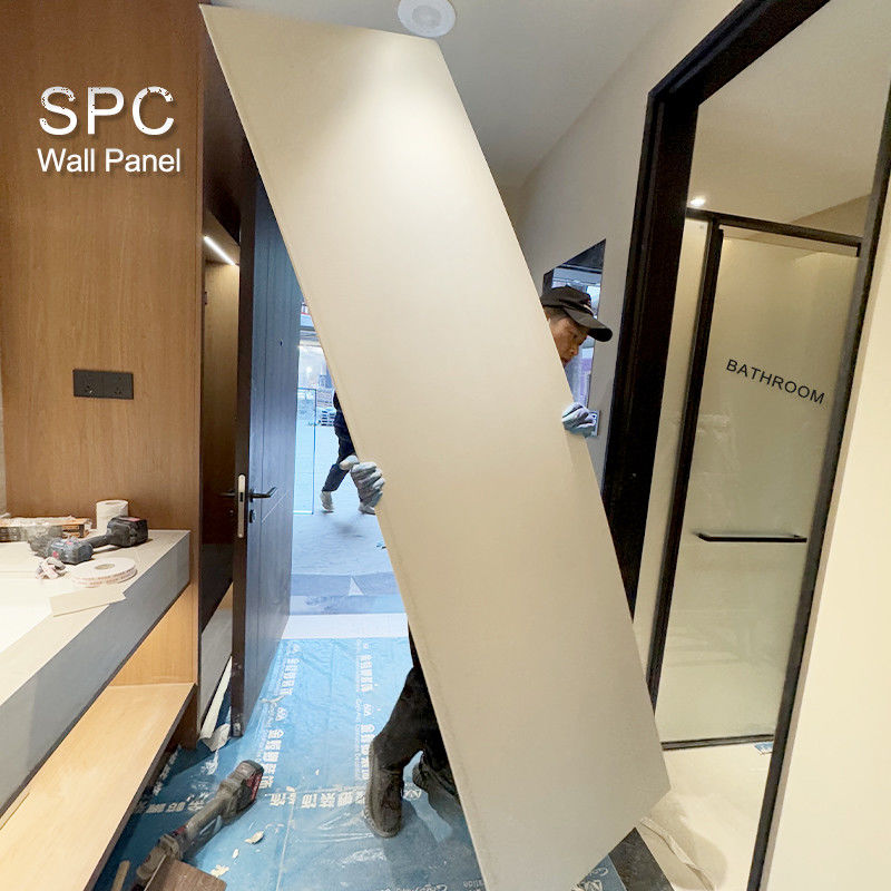 SPC Wall Panels Waterproof Stain Resistant  For Bathroom And Showeroom