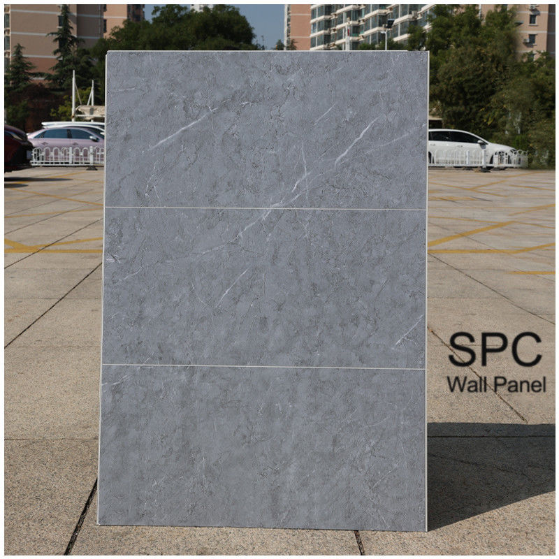 Interior Decorative Wall Panels Matte Marble Veneer Stylish High-End Waterproof SPC Wall Panel