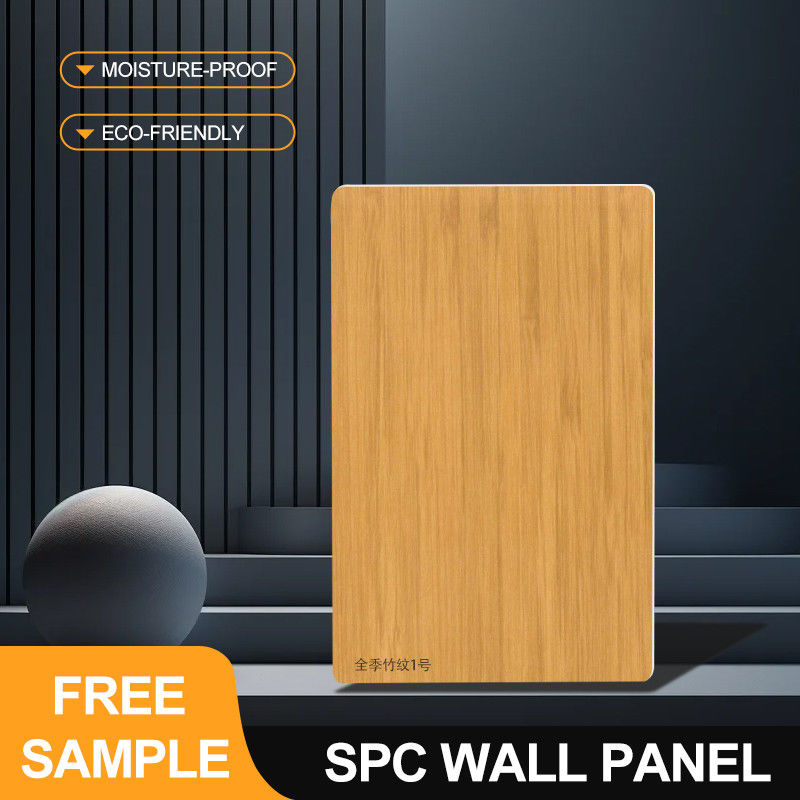 SPC Wall Panel Sample Free 600*2440*4mm Waterproof And Scratch Resistant Stone Plastic Eco-Friendly PVC Plastic Stone Rock Board Design For Bathroom And Shower