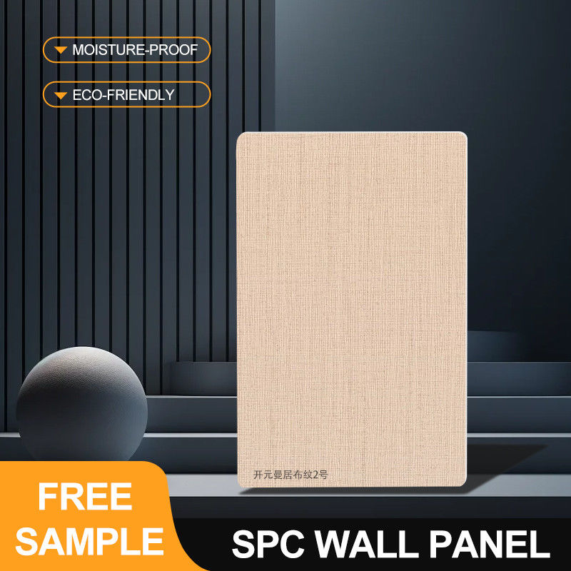 600*2440*4mm SPC Wall Panel Stone Plastic Composite Termite Resistance Hundreds Of Decors Wood Veneer Wall Panel For Bathroom