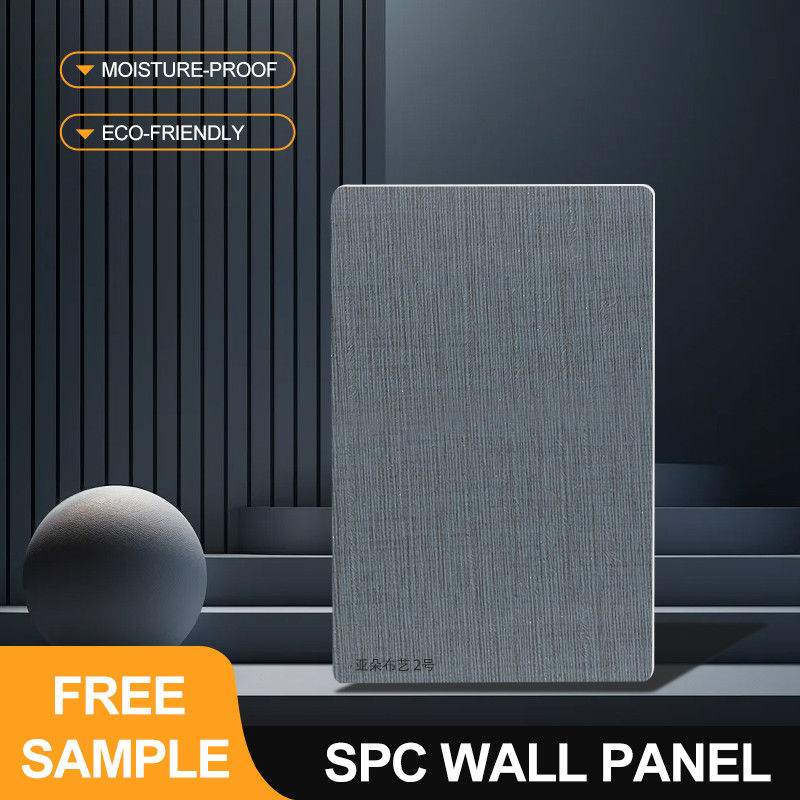 SPC Wall Panel 600*2440*4mm Waterproof And Moisture-Resistant Stone Plastic Composite Eco-Friendly Marble Sheet PVC Stone Plastic Seamless Board For Shower And Bathroom
