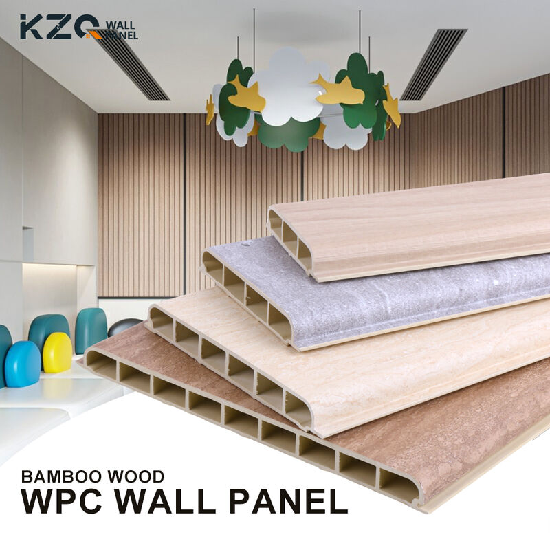 Factory Sale WPC Grooved Wall Panels 3D Wood Grain Waterproof Veneer For Outdoor